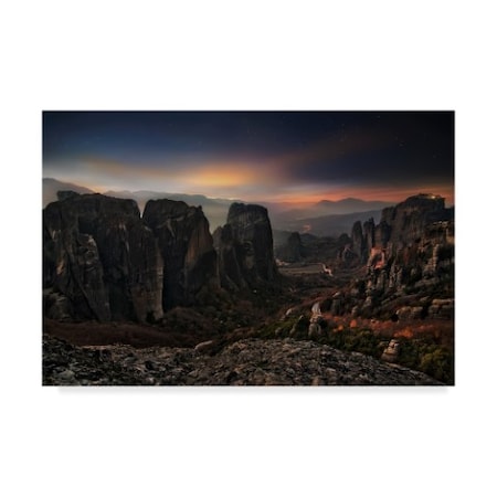 Chriskaddas 'The Holy Rocks By Night' Canvas Art,22x32